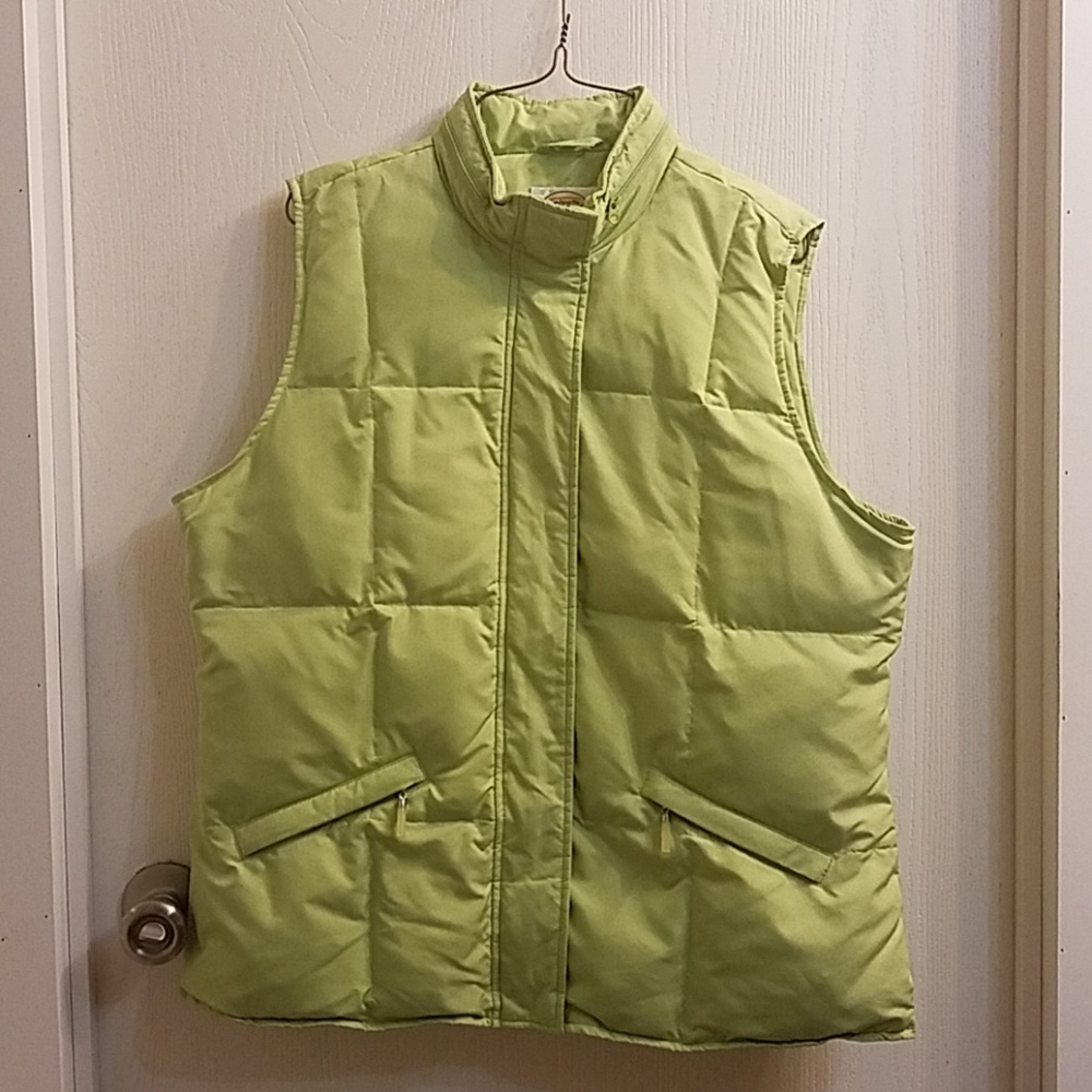 Talbots goose down vest